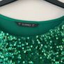 Ladies green sequins top - New Image 2
