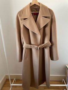 Burberry wool camel coat