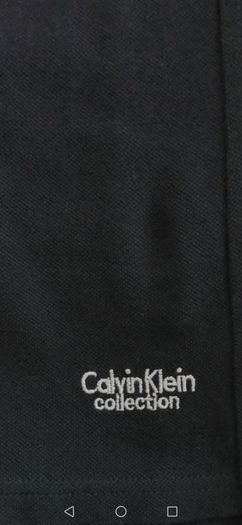 Classic Calvin Kline Ladies Navy Polo Shirt