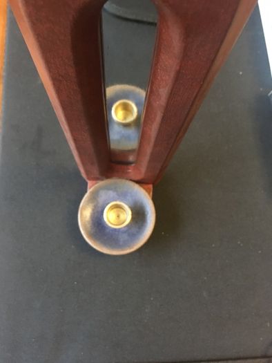 Candle holder (14 inches high).