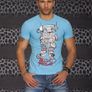 man t shirt size s sm with print Image 2
