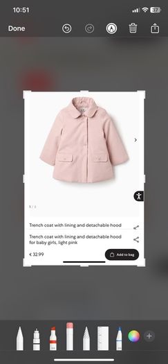 Girls ZY Collection New padded coat