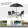 6 Pcs Bistro Set, Texteline-Black Image 4
