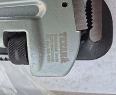 plumbers wrench aluminium