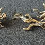 3 brass Insects, Solid brass. Image 2