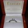Engagement Diamond Ring: 18ct White Gold .40ct Diamond CERTIFIED Image 8