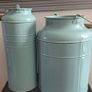 Vintage 1999 IKEA milk can blue Image 5