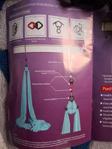 Prodigy aerial yoga frame and accessories