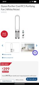 Dyson fan/air purifier