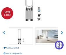 Dyson fan/air purifier