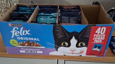 30 x Felix Original cat food pouches