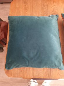 Large Teal Coloured Cushion