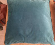 Large Teal Coloured Cushion