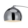 Chrome Arc Over Reach Lamps. Marble base. (Pair) Image 6