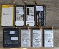 Old phone batteries lot (Samsung, Sony, Xiaomi)