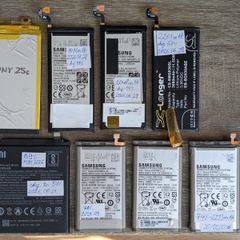 Old phone batteries lot (Samsung, Sony, Xiaomi)