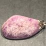Large Amethyst  crystal pendant on silver chain Image 4