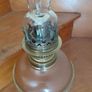 Antique French copper/brass large oil lamp Image 4