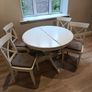 Round Dining Table   4  Chairs Set Image 4