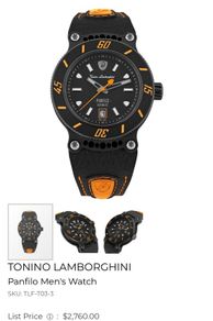 Lamborghini watch