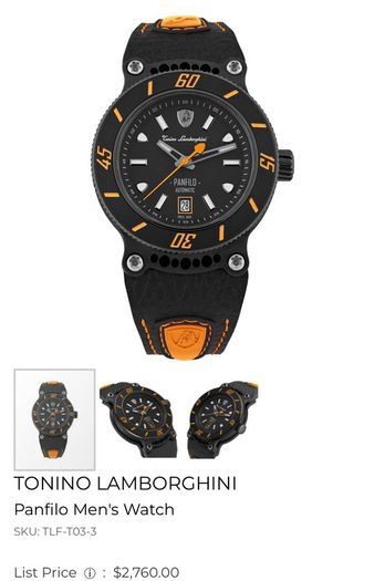 Lamborghini watch