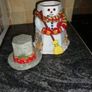 Snowman Cookie Jar Image 2