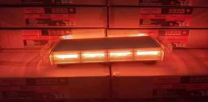 Snap-Mac Amber Beacon Light