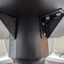 Extendable Black Dining Table & 4 Cream Chairs Image 8