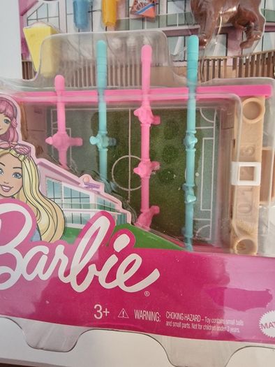 Barbie Mini Game Night Foosball Table Playset & Accessories