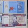 Lot of 8 World Banknotes.Uncirculated.No 9.Crisp,clean,bright. Image 5