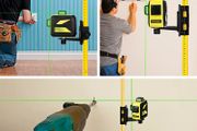 4mm FIRECORE Laser Extend Telescoping Pole Ceiling Leveling Rod With 1/4"and 5/8" Interface 2.8M/4M