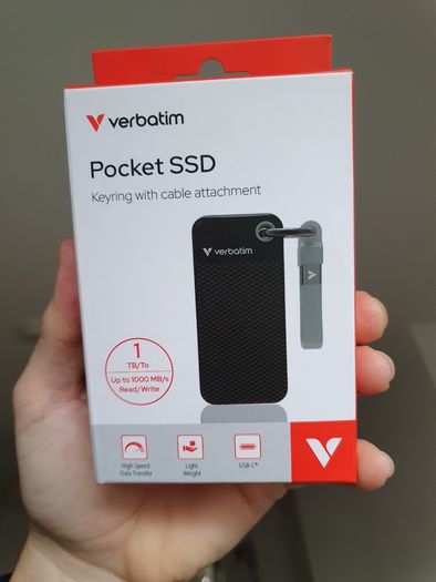 Verbatim Pocket SSD, 1TB, NEW