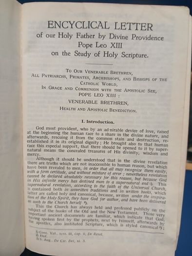 Vintage Douay Bible