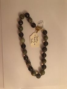 Smokey quartz & Jade necklace