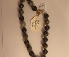 Smokey quartz & Jade necklace
