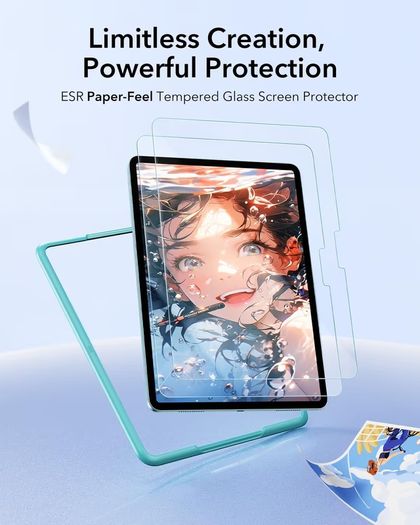 Brand New ESR 2 Pack Paper-Feel Screen Protectors for iPad Air 11 inch M3/M2 (7th/6th Gen, 2025/2024),