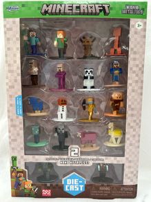Jada Minecraft Nano Metalfigs Series 14 Die Cast Figures 18-pack - Boxed.