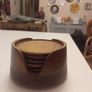 mid century teak coasters Image 9