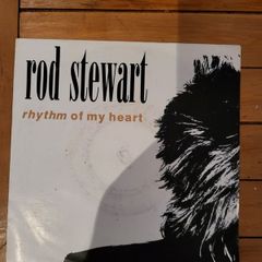 Rod Stewart Rhythm of My Heart 7 inch single