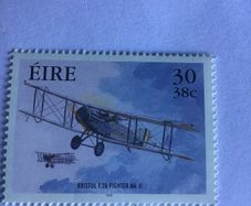 Irish stamp Aviation - Aer Corps Bristol F2b Fighter
