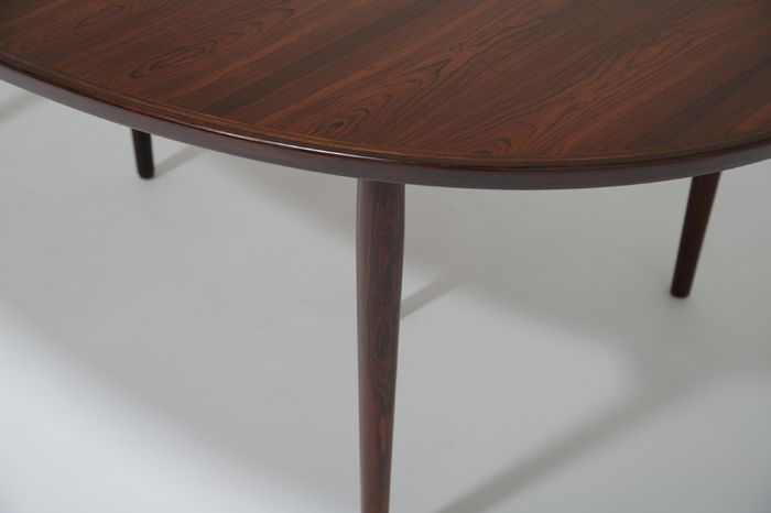 Vintage Rosewood Extending 10 Seater Dining Table Model 212 by Arne Vodder, 1960s