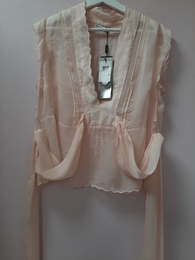 top new silk beaded tags attached