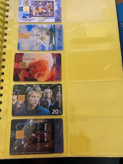 Call Cards folder with cards