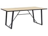 Dining Table Oak 180x90x75 cm MDF