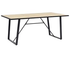 Dining Table Oak 180x90x75 cm MDF
