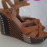 Springfield Tan Wedges Sz 41 - Rrp 49.99 Image 6