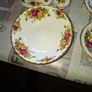 Old Country Rose Royal Albert Porcelain 13 Piece which includes Two Tier Cake Stand, Postage Available or collection Image 3