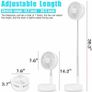 Foldable Cooling Portable Adjustable Desktop Fan Image 2