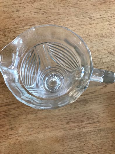Vintage Jug and 5 glasses