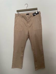 F&F jeans slim cream super soft cream mid rise size 16 - new